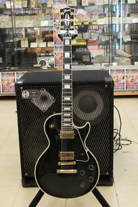 Gibson History Collection LesPaul Custom LPB-7 Black w/hard case F/S #F242