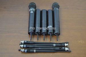 5 Lot Shure U2-UA SM87A Transmitter Microphone 782-806MHz w/5x UA820A Antenna
