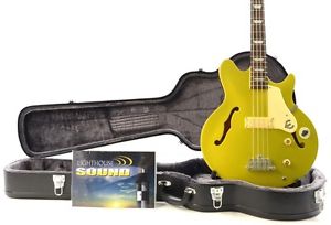 Epiphone Jack Casady Signature Bass Guitar - Gold w/OHSC
