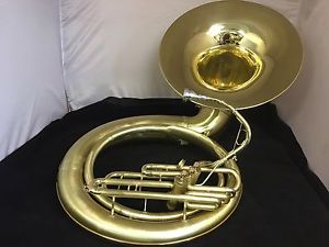 CONN 20K Naked Lady-Ladyface Model. 26" Bell. Satin Brass Sousa/Sousaphone