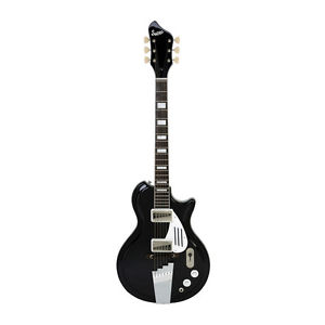 Supro Americana Black Holiday Semi-Hollowbody Electric Guitar RW Board Jet Black