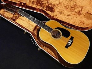 Martin D12-35 NAT w/hard case Free shipping Guiter Bass From JAPAN #X1486