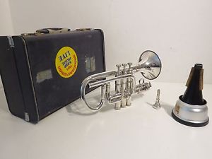 1977 Boosey & Hawkes Globe 925 Sovereign Eb Silver Plated Soprano Cornet