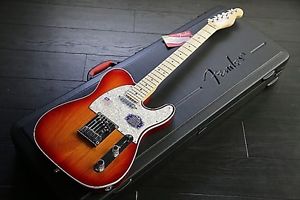 Fender American Deluxe Telecaster N3 Aged Cherry Sunburst Electric Free Shipping