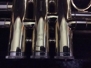 $ALE BEAUTY&PLAYS GREAT LARGE BORE TRUE MARTIN COMMITTEE T3465 LAQUER Bb TRUMPET