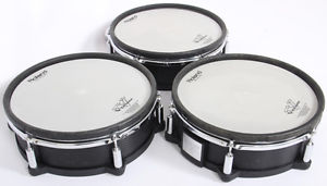 3x Roland PD-125X 12" Dual Trigger Mesh Electronic Drum Pads