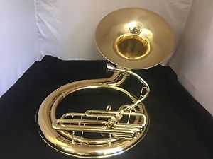 CONN 32K "deLuxe" Bb Bright Brass sousaphone W/24" American Triumph Bell