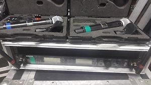 Shure Wireless UHFR J5 (578-638MHz) UR4D System UR1M x1, UR2 x2, lav mic
