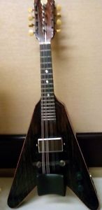 Custom Made  V12 Electric Flying V Mandolin 1890