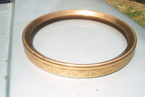 Gold Plated  Flathead tone ring with Gibson Style 6 engraving