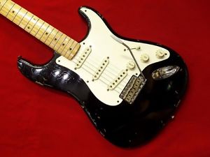 Fender Custom Shop 1956 Stratocaster Relic BLK From JAPAN free shipping #X1240