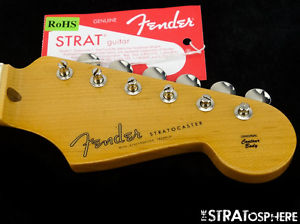 USA Fender ERIC JOHNSON Stratocaster Strat NECK + TUNERS 12" Radius Maple Nitro