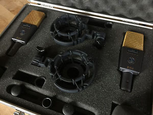 AKG C414 B XL-II Stereo Pair - MINT!