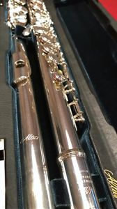 ALTUS 1007E SOLID SILVER CLOSED-HOLE FLUTE - C-FOOT - MINT CONDITION