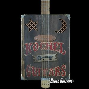 Kochel Guitars Good Juju Gig Series salvaged wood box guitar w/ pickup
