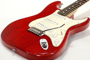 Fender Highway One Stratocaster Crimson Transparent Electric Free Shipping