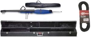 Stagg EDB-3/4 Trans Blue Electric Upright Double Bass Gig Bag & Hard Shell Case!