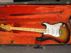 1973 Vintage Fender Stratocaster Sunburst.
