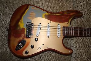 Custom Stratocaster-style guitar by JW Van Guitars