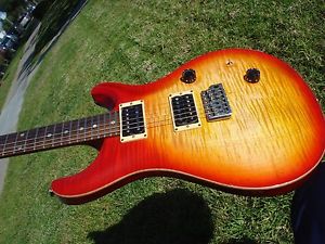 1987 PRS Custom 24 Cherry Sunburst Flametop Sweet Switch 7.9 lbs Brazilian