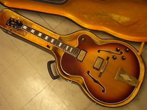 Greco LAG-100 "MIJ", c.1980, VG.condition Japanese vintage hollow body w/HC