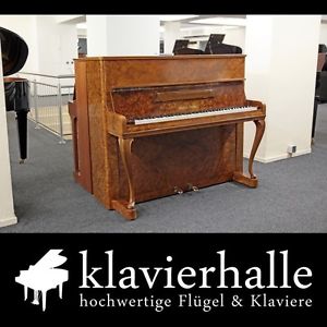 Hochwertiges Schmidt-Flohr Klavier in sehr schönem Wurzelholz, Renner-Mechanik