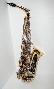 Bundy BAS-300 Student Alto Saxophone  Lacquer - Works Great - Checked by Pro