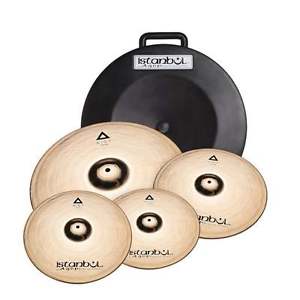 Istanbul Xist Cymbal Set - Brilliant finish 14/16/20 & FREE 18 Crash with Case