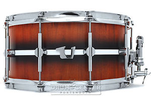 Unix Drums Stave Mahogany Snare Drum 14x7