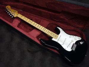 Fender USA American Standard Stratocaster Black Used Guitar Free Shipping #g2034
