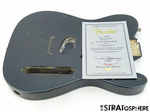 Fender USA Custom Shop Postmodern Relic Telecaster BODY Tele Nitro CharcoalFrost