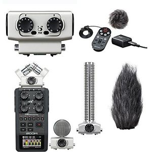 Zoom H6 Handy Recorder, Accessory Pack, Input Capsule & Shotgun Mic Capsule