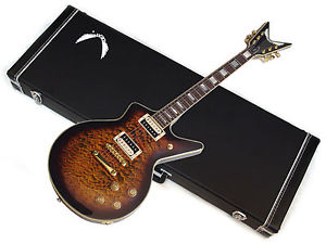DEAN Cadillac Select electric GUITAR Tiger Eye NEW Cadi new w/ CASE - DMT pups