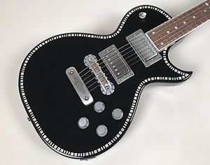 Zemaitis Antanus Series Black Pearl (A24SU BP) in Black with Hardshell Case