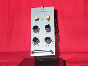 ELCOM MA-50D DUAL MIC PREAMP 60's BRITISH EMI/BBC STYLE PRE