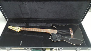 Godin acousticaster L.R Baggs electronics made in canada Guitar hard case black