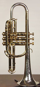 GORGEOUS Vintage 1937 King SilverTone Cornet