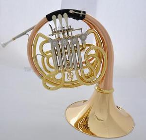 Unique Professional 200 Anniversary copper Double French Horn yellow brass Bell