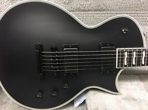 ESP E-II Eclipse Electric Guitar Black Satin W/HSC EMG Pickups!