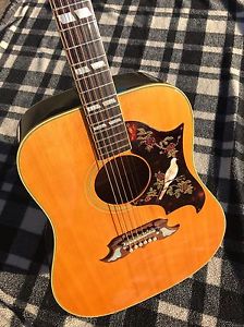 Vintage 1966-68 Gibson Dove Dreadnought Square Shoulder Acoustic Guitar w/ Case