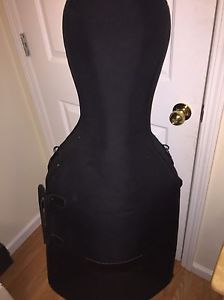 4/4 Full Size Cello, Full Size Case, And Bow