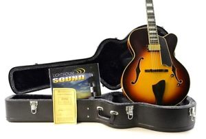 Eastman Jazz Elite 16 Archtop Cutaway Electric Guitar - Vintage Sunburst w/ Case