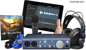 Presonus Audiobox iTwo Studio Recording package Interface Mic & Headphones F/S