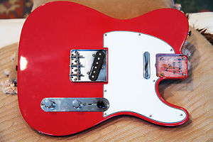 Fender American 64 RI Telecaster Body Body Fiesta Red Loaded + SD Donahue