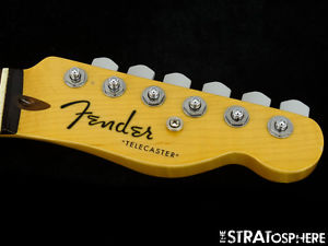 USA Fender Custom Shop Deluxe Telecaster Tele NECK+ TUNERS Rosewood "U" Shape