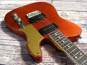 NEW! Shelton Electric Instruments TimeFlite GTX Candy Apple Red Relic Jazzcaster