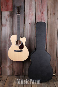 Martin OMCPA4 Acoustic Electric Guitar OM 14 Fret Cutaway with Hardshell Case