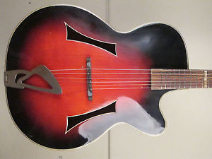 ♫ Rare vintage HÜTTL OPUS 61 Jazzgitarre Archtop