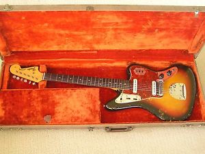 Vintage Fender Jaguar electric guitar 1963 pre L.