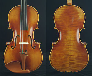 Maestro Stradivarius 15.5' Viola copy  #6518. Powerful tone